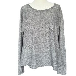 Beyond Yoga Long Sleeve‎ Top in Heather Grey Sz M